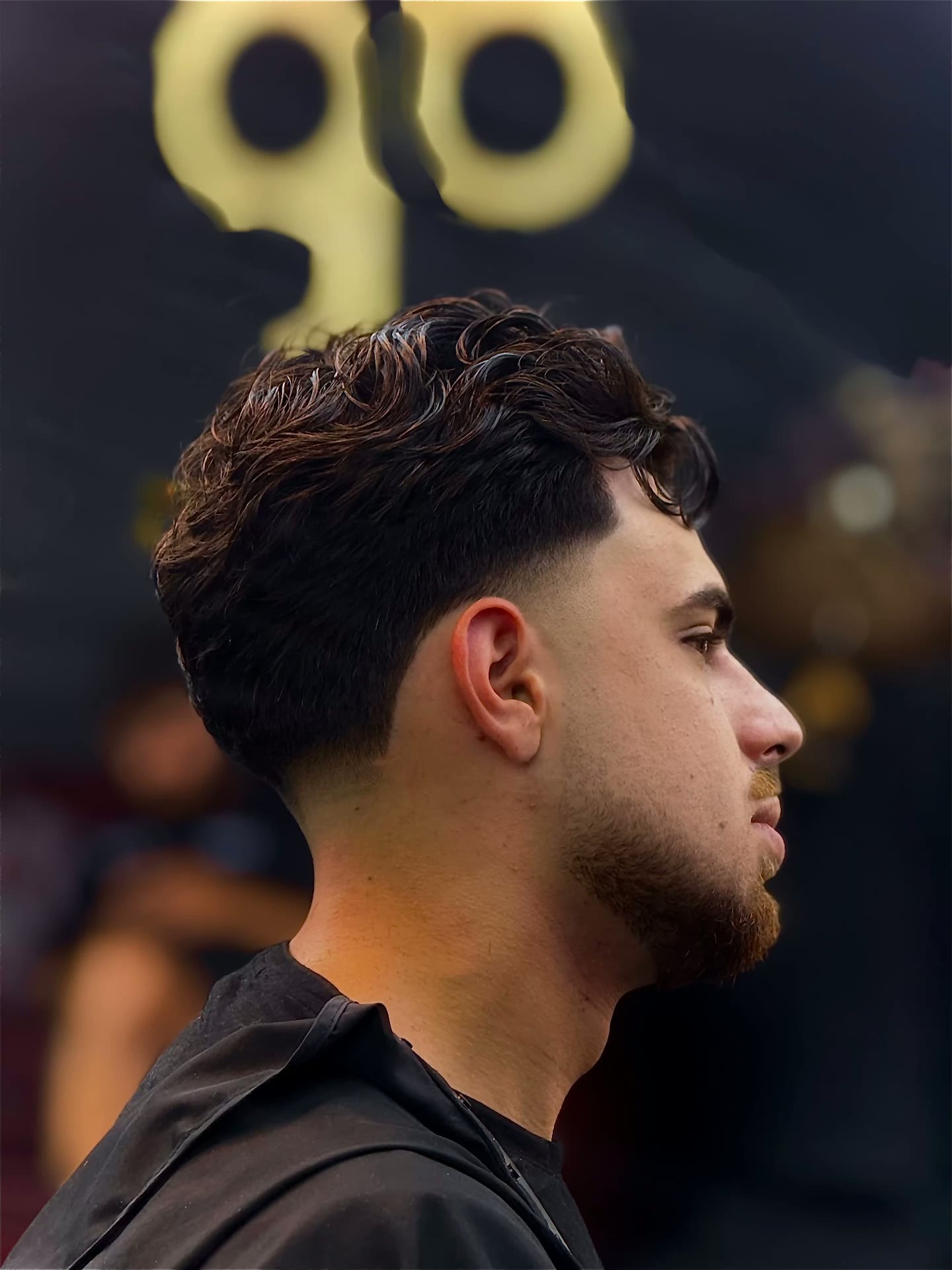 Textured taper fade at Don Phlipi